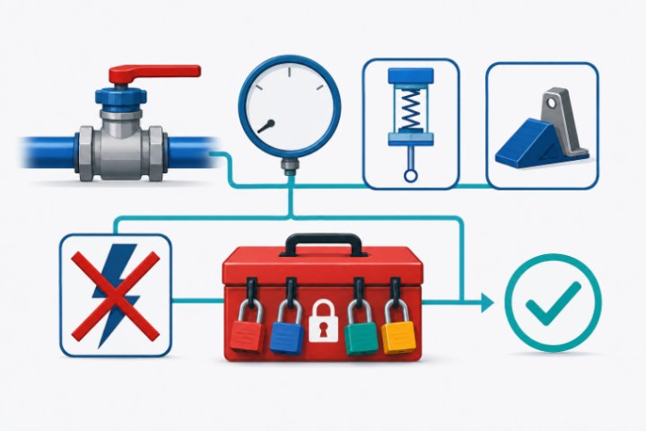 Enerji izolasyonu ve sıfır enerji doğrulaması adımları