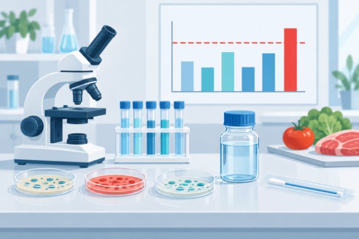Gıda analiz planında laboratuvar numune analizi ve limit kontrolü