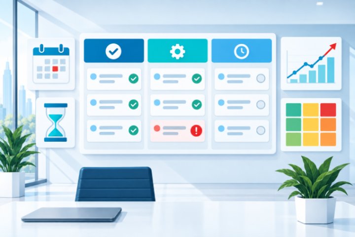 Aksiyon takip panosu, takvim ve risk matrisi ile karar takibi